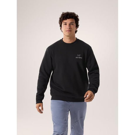 Arcteryx Emblem Fleece Crew - Mens Black