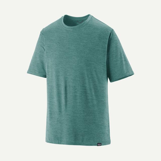 Patagonia Cap Cool Daily Shirt - Mens Wetland Blue - Light Wetland Blue X-Dye / XL