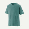 Patagonia Cap Cool Daily Shirt - Mens Wetland Blue - Light Wetland Blue X-Dye / XL