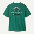 Patagonia Cap Cool Daily Shirt - Great Waves - Mens Gem Green - Light Gem Green X-Dye