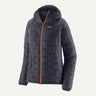 Patagonia Micro Puff Hoody - Womens Smolder Blue w/P6 Blue / S