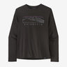 Patagonia Long Sleeve Cap Cool Daily Graphic Shirt - Mens Stratapeaks: Black / M