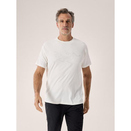Arcteryx Cormac Logo Short Sleeve - Mens Arctic Silk