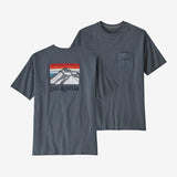Patagonia Line Logo Ridge Pocket Short Sleeve - Mens PLGY / XS