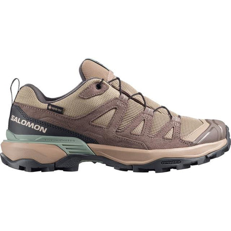 Salomon X Ultra 360 LTR GTX - Womens Desert Tan/Iron/Green Milieu