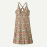 Patagonia Amber Dawn Dress - Womens Butterfly Geo: Weathered Stone / S