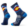 Smartwool Hike Light Cushion Colorado Crew - Mens Laguna Blue / XL
