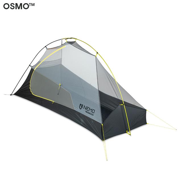 Nemo Hornet OSMO 1P Ultralight Backpacking Tent Birch Bud - Goodnight Gray