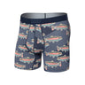 Saxx Quest Quick-Dry Mesh Boxer Brief Mosaic Trout-Maritime