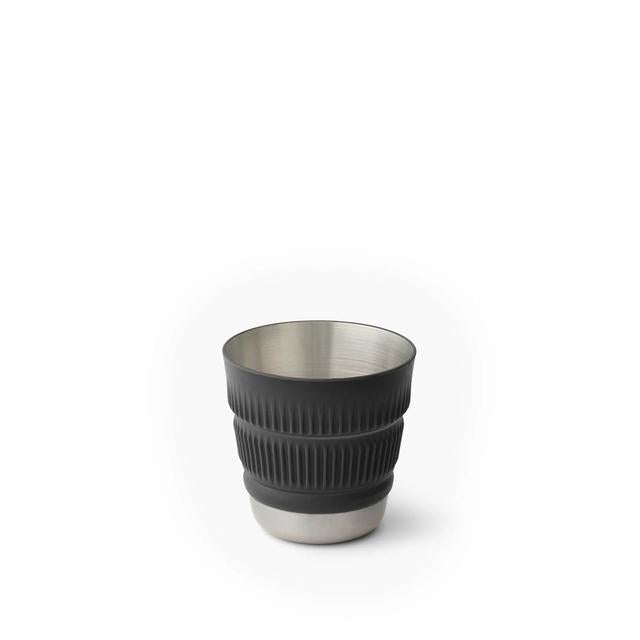 Sea to Summit Detour Stainless Steel Collapsible Mug Beluga Black