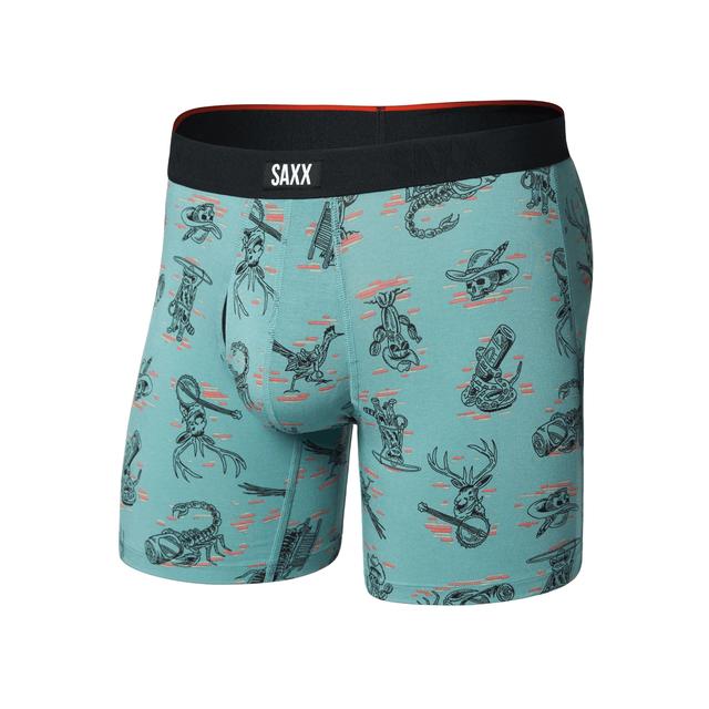 Saxx Vibe Xtra Soft Comfort Boxer Brief - Mens Birdie-Blue Tide