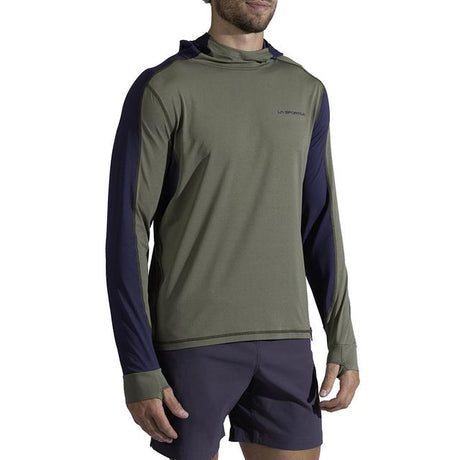 La Sportiva Cloud Shadow Sun Hoody - Mens Cypress/Night Sky