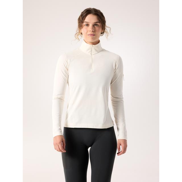 Arcteryx Rho Zip Neck - Womens Arctic Silk