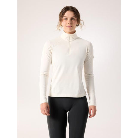 Arcteryx Rho Zip Neck - Womens Arctic Silk