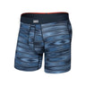 Saxx Vibe Xtra Soft Comfort Boxer Brief Ikat Stripe-Dark Denim
