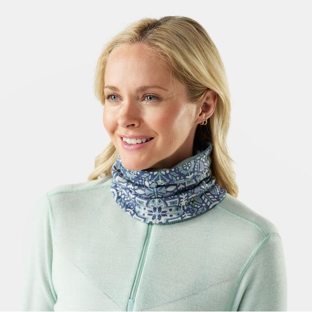 Smartwool Thermal Merino Reversible Neck Gaiter Arctic Deco Floral