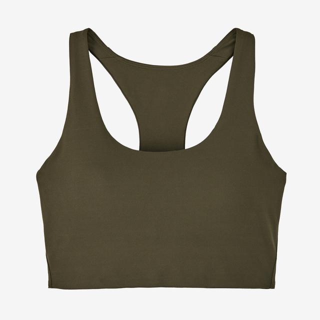 Patagonia Maipo Mid Impact Bra - Womens Pine Needle Green / XS