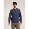 Arcteryx Emblem Fleece Crew - Mens Black Sapphire