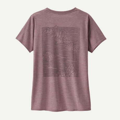 Patagonia Cap Cool Daily Graphic Shirt - Womens Strataspire: Stormy Mauve X-Dye / XS