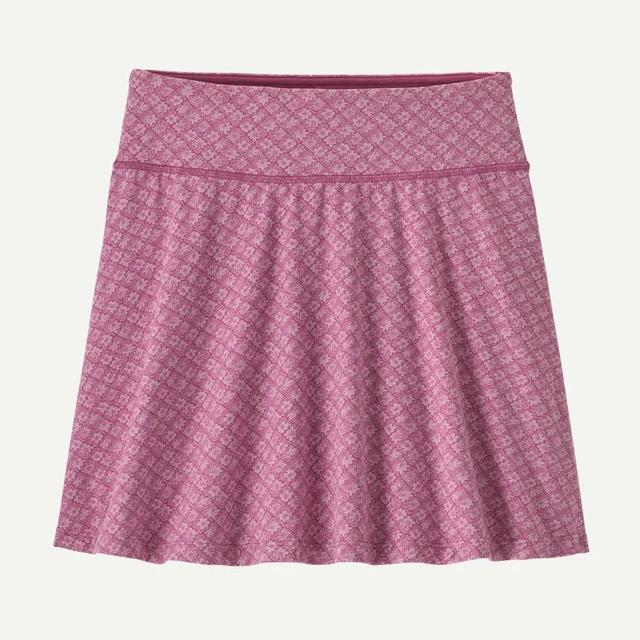 Patagonia Maipo Skort - Womens Future Flowers: Faded Magenta / XL