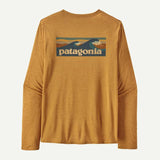 Patagonia L/S Cap Cool Daily Graphic Shirt - Past Season - Mens Boardshort Logo: Pufferfish Gold X-Dye / XXL