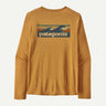 Patagonia L/S Cap Cool Daily Graphic Shirt - Past Season - Mens Boardshort Logo: Pufferfish Gold X-Dye / XXL
