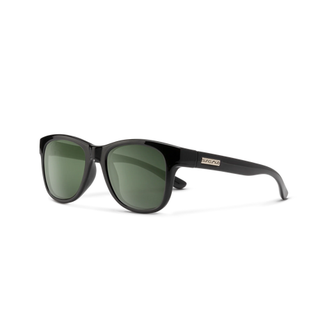 Suncloud Leeway Black | Polarized Gray Green