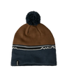Patagonia Lightweight Powder Town Beanie Skyline Block: Shelter Brown