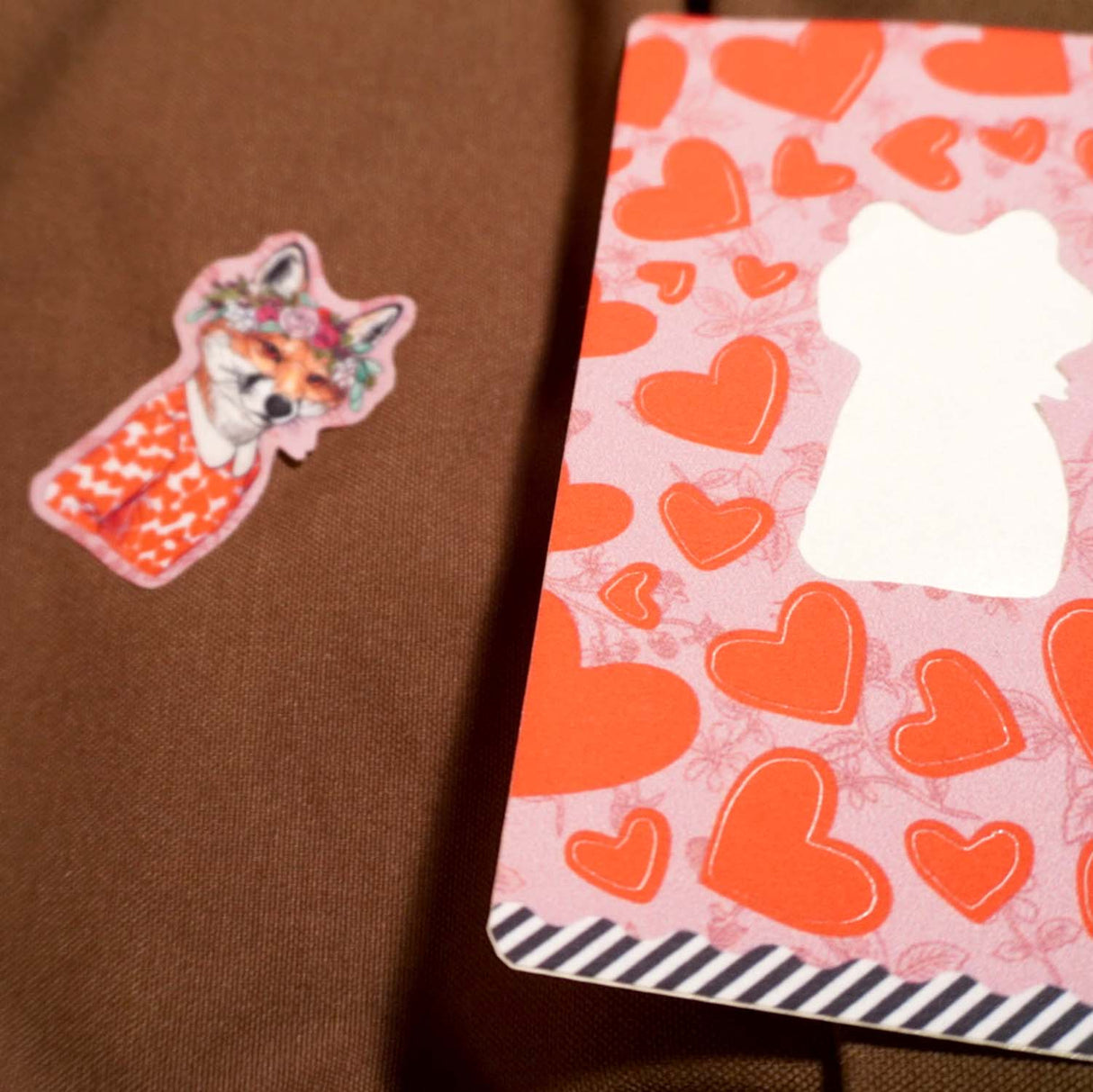 NOSO Patches Fox Of Hearts Dazzits