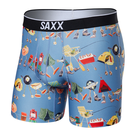 Saxx Volt Breathable Mesh Boxer Brief Timberline-Multi
