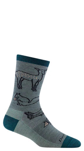 Woodland Creatures Crew Lightweight - Women's