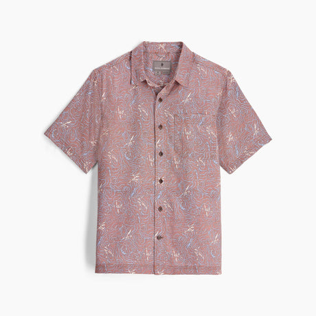 Royal Robbins Camino Pucker - Mens Mahogany Kayaker Print